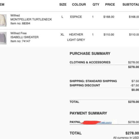 Aritzia Wilfred Montpellier Turtleneck Wool Sweater - Picture 13 of 13